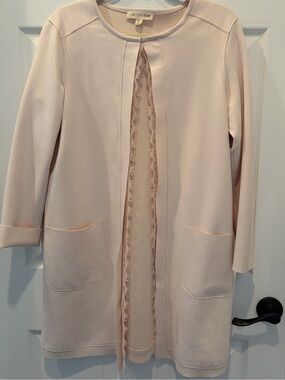 Cactus & Pearl Blush Pink Open Front Cardigan